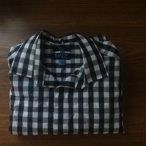 MADE by Cam Newton plaid button down